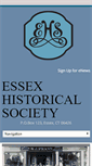 Mobile Screenshot of essexhistory.org